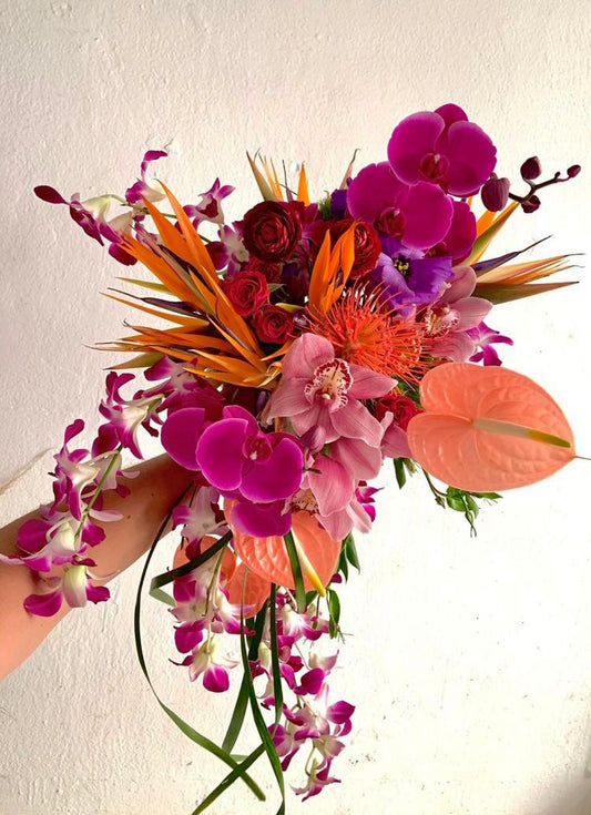 Tropical designer's choice hand-tied